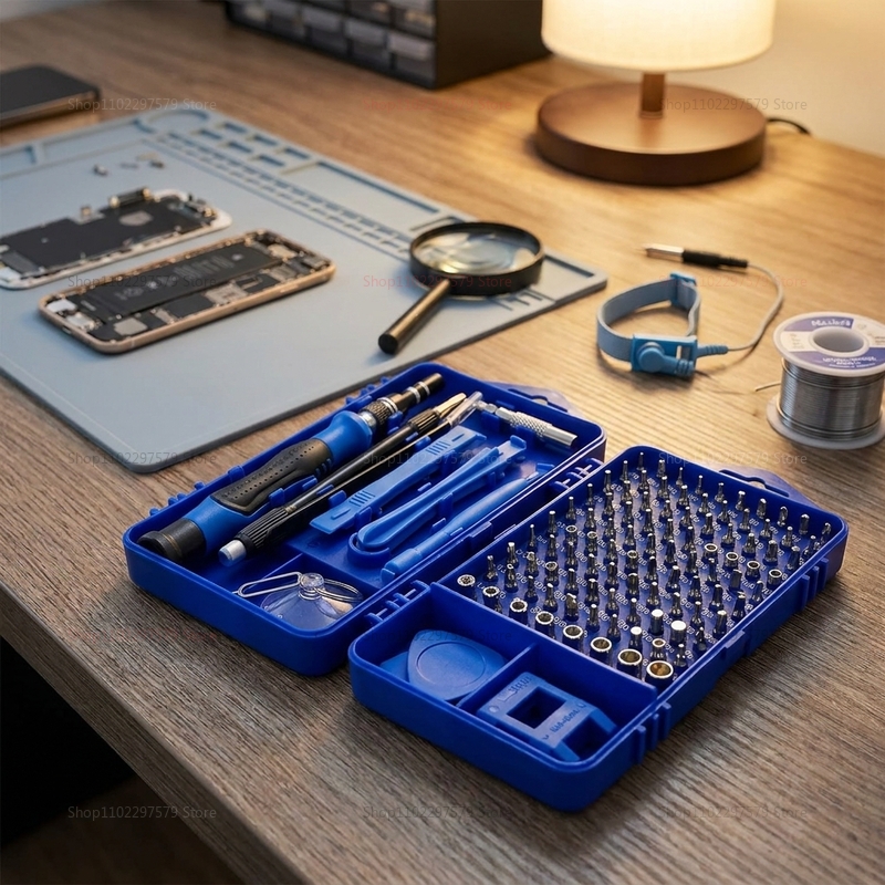 Electronics And Gadgets With I - 115 in 1多機能ドライバーセット、コンピューター、電話、家庭用断熱材修理用工具、電子機器修理ツールキット
