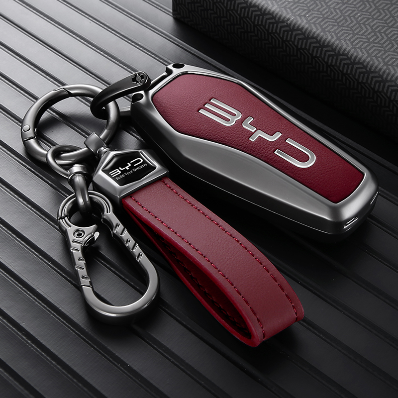 Electronics Gadgets Sale - 耐摩耗性亜鉛合金製車用キーホルダー BYDシーガルドルフィンミニEVリモートキーカバーシェルプロテクター 車内アクセサリー