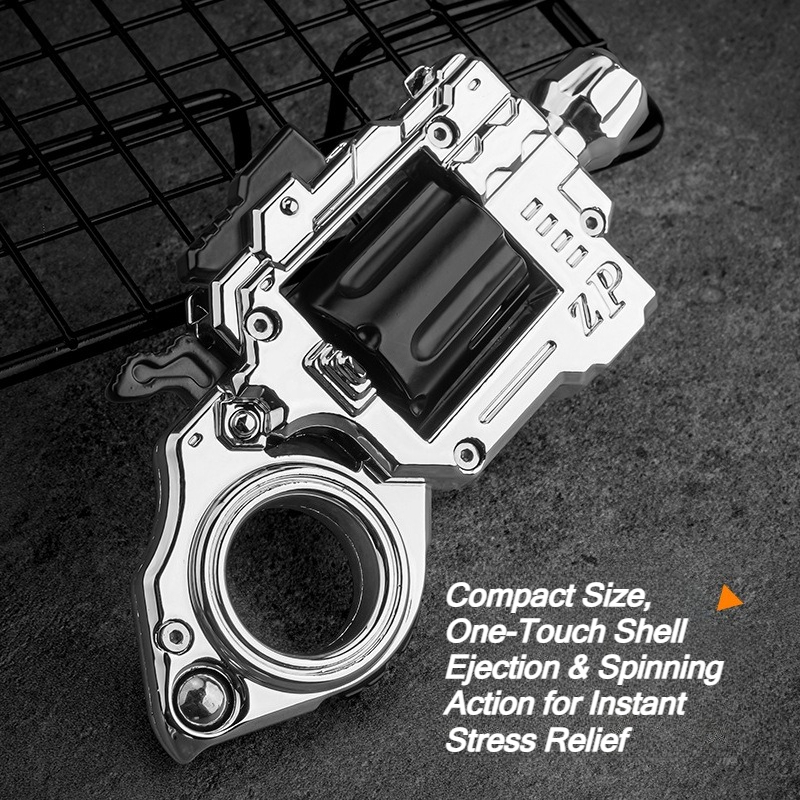 Electronics Gadgets Sale - フィジェットスピナーリボルバーEDC合金ミニガンおもちゃメタルコレクタブルリングガンストレス解消楽しいシューティングガジェットユニークなギフト
