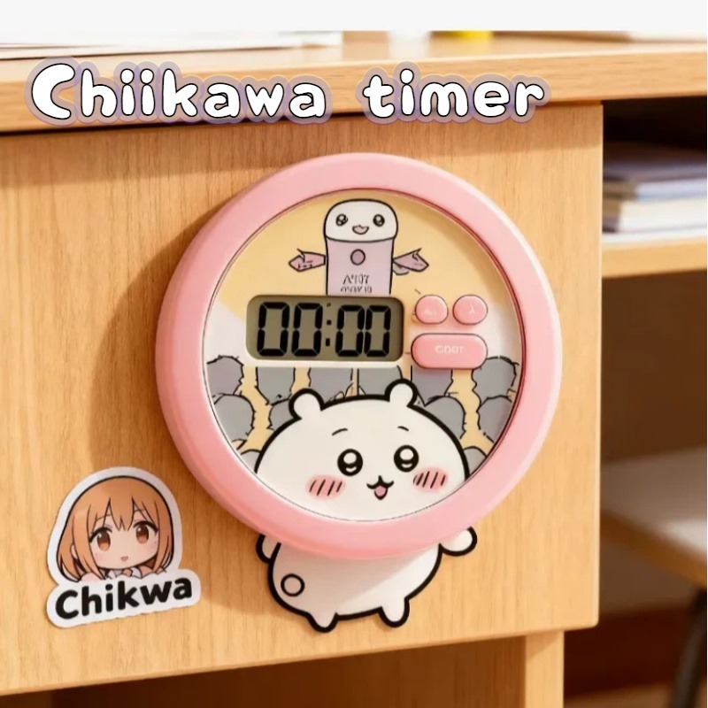 Digital Alarm Clock - ちいかわ タイマー機能付き学生用目覚まし時計は、毎日の時間リマインダーとしてデスクトップに置くと魔法のように揺れ、使用感が抜群です。
