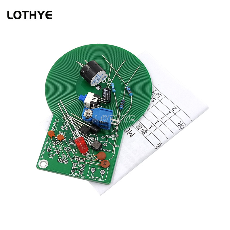 Diy Electronics Gadgets - 電圧変換キット,金属探知機,3〜5V,60mm非接触センサー,アセンブリキット