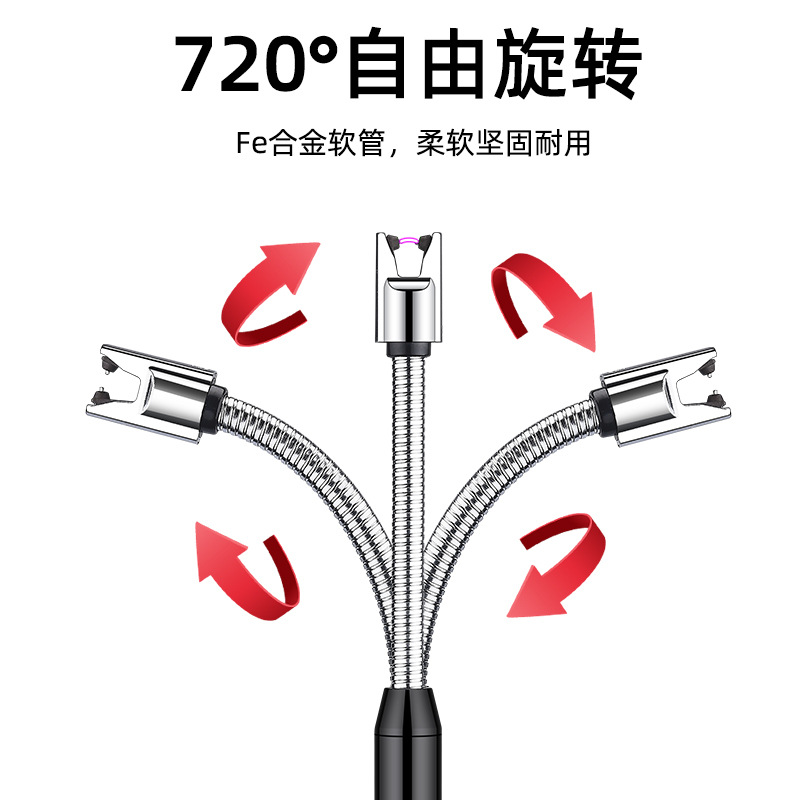 Electronics And Gadgets C - TPE-CインターフェースUSB充電式イグナイター キッチン用防風アークパルス電子ライター メンズガジェット
