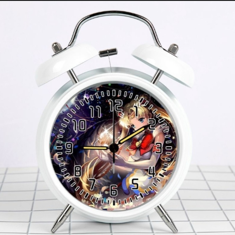 Digital Alarm Clock - セーラームーン目覚まし時計漫画アニメ人格ファッション学生子供サイレント時間に起きるアーティファクトホリデーギフトかわいい