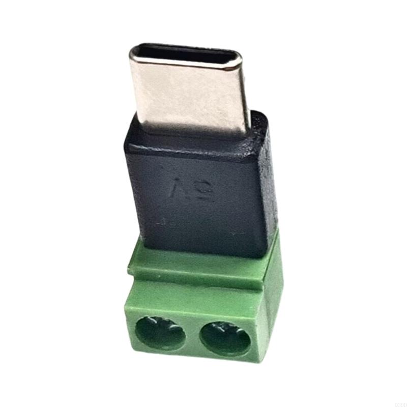 タイプ C オス - 2Pin 5V 圧着グリーン端子アダプ - Electronics And Gadgets C のレビューと価格