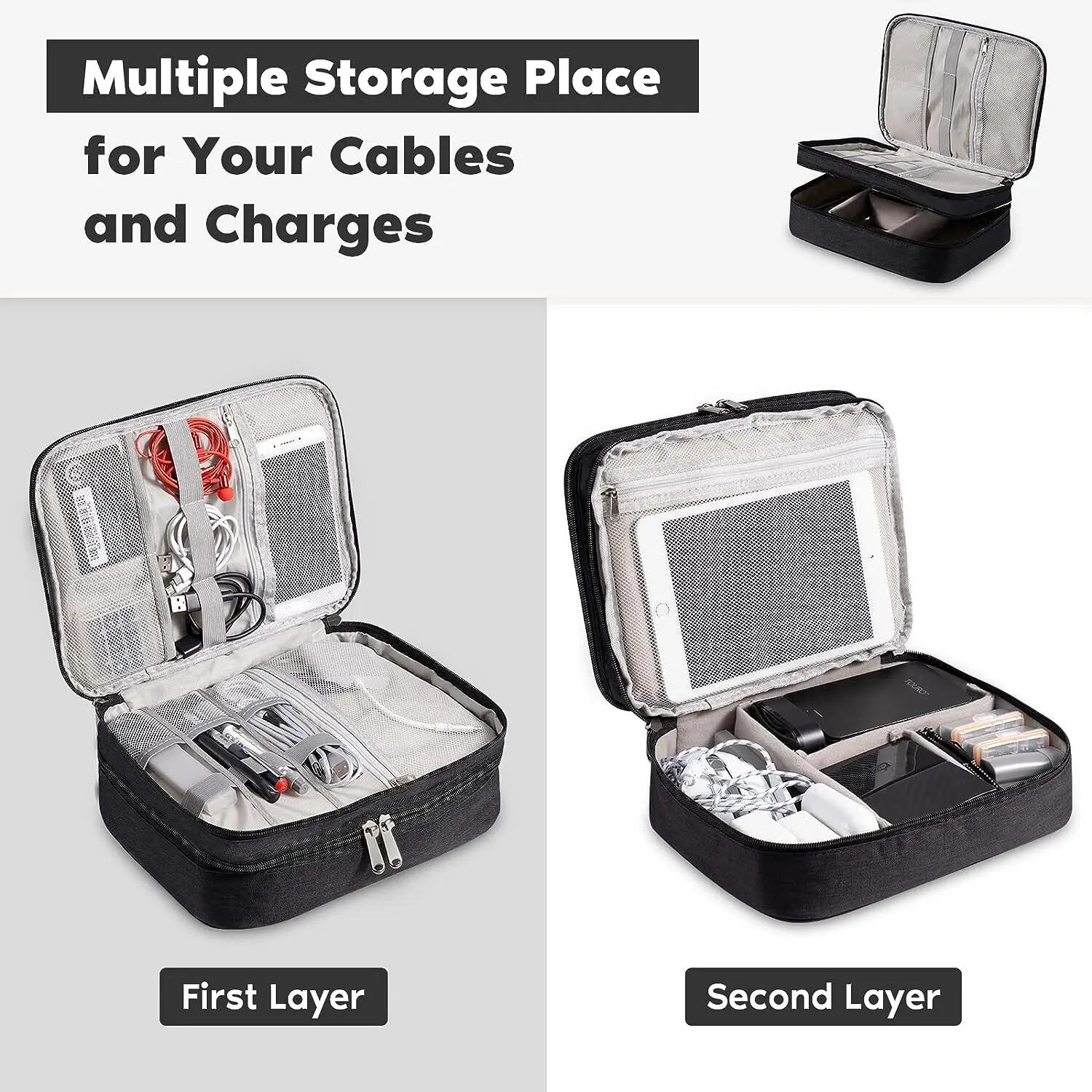 ポータブルデジタルストレージバッグ USB ガジェット防水ケ - Electronics And Gadgets With I のレビューと価格