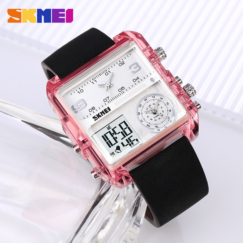 2021 メンズファッションバックライトデジタル腕時計 3B - Digital Alarm Clock のレビューと価格
