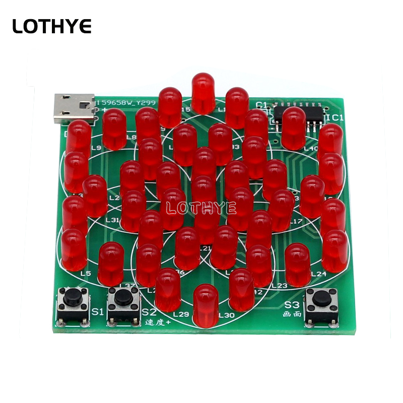 LED電子ウィンドミルライト、マルチスタイルパターン、5v、 - Diy Electronics Gadgets のレビューと価格