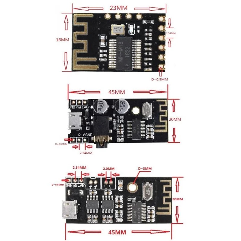 MH-MX8 ワイヤレス電子オーディオレシーバーボード Bl - Electronics & Gadgets Beginning With D のレビューと価格