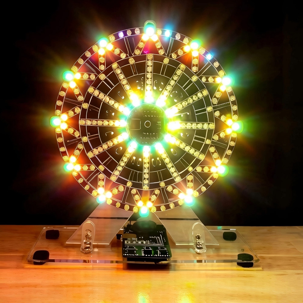 DIY電子キット LEDライト付きミュージカル観覧車 DIY - Diy Electronics Gadgets のレビューと価格