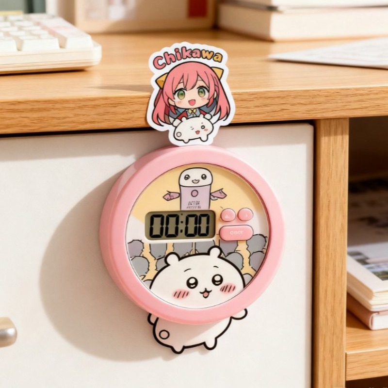 ちいかわ タイマー機能付き学生用目覚まし時計は、毎日の時間リ - Digital Alarm Clock のレビューと価格