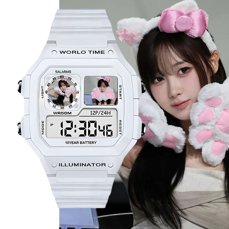 Aespas 多機能防水電子デジタル腕時計 学生用 日常アウ - Digital Alarm Clock のレビューと価格