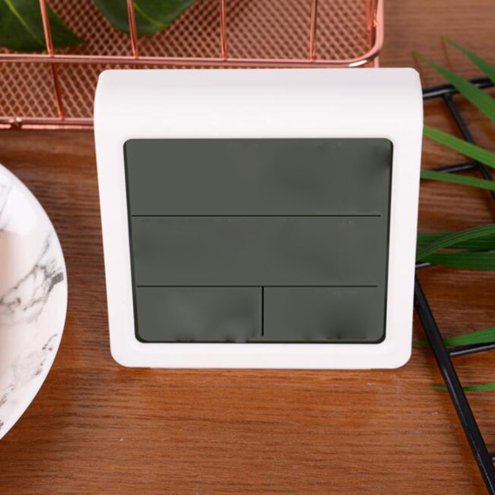 デジタル家庭用バックライト湿度計 ホワイト スタンド型目覚ま - Digital Alarm Clock のレビューと価格