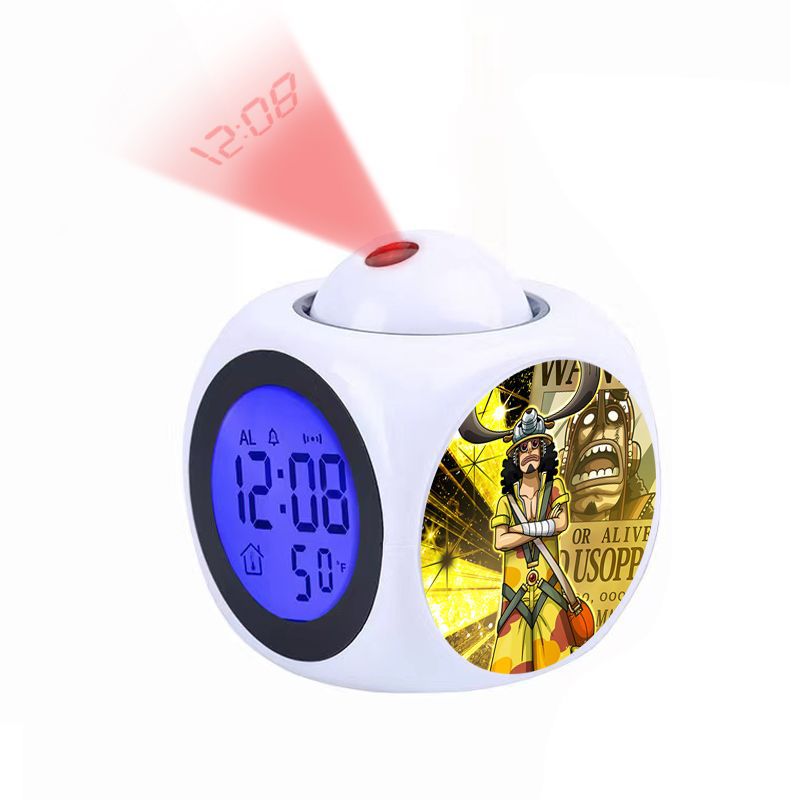 アニメワンピース ルフィ 投影目覚まし時計 デジタルLED時 - Digital Alarm Clock のレビューと価格
