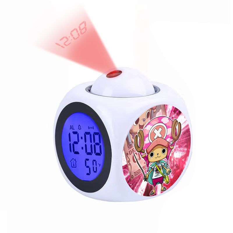 アニメワンピース ルフィ 投影目覚まし時計 デジタルLED時 - Digital Alarm Clock のレビューと価格