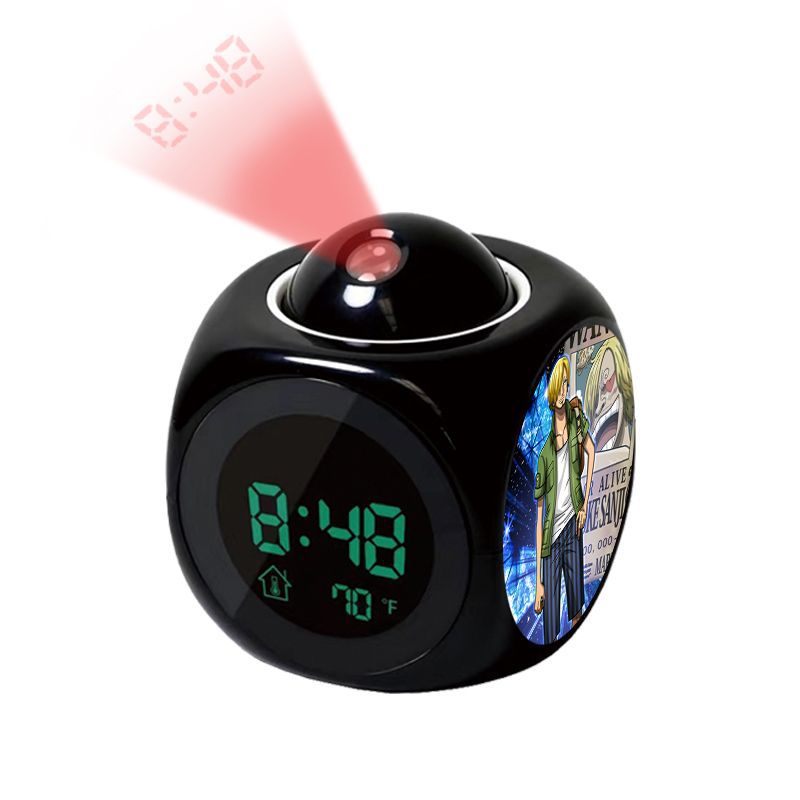 アニメワンピース ルフィ 投影目覚まし時計 デジタルLED時 - Digital Alarm Clock のレビューと価格