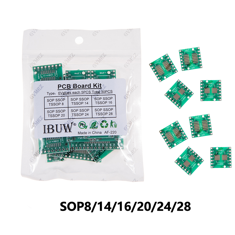 30 個 6 値 SOP SSOP TSSOP PCB アダ - Diy Electronics Gadgets のレビューと価格