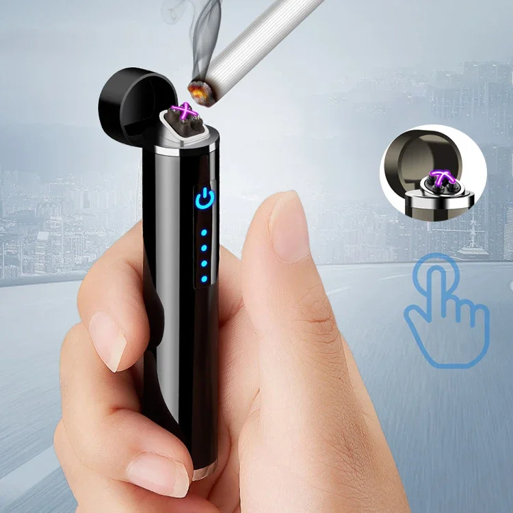 2025 ミニタッチ式デュアルアークライター、防風USB充電 - Electronics Gadgets Sale のレビューと価格